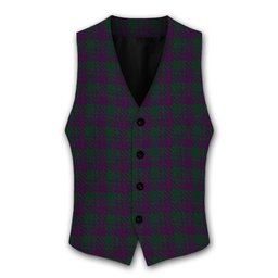 ScotsTee Shop Scottish Wilsons 211 Tartan Waistcoat Sleeveless Suit Vest