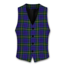 ScotsTee Shop Scottish Marshall of Keith Tartan Waistcoat Sleeveless Suit Vest