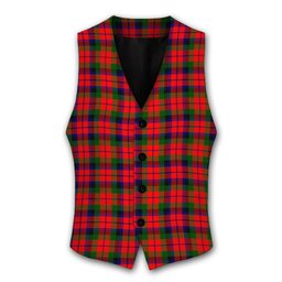 ScotsTee Shop Scottish MacNachten Modern Tartan Waistcoat Sleeveless Suit Vest
