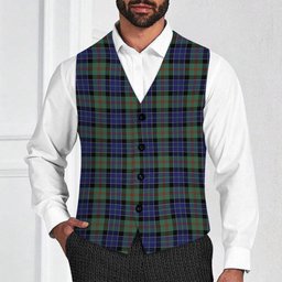 ScotsTee Shop Scottish MacFadzean or MacPhedran Tartan Waistcoat Sleeveless Suit Vest