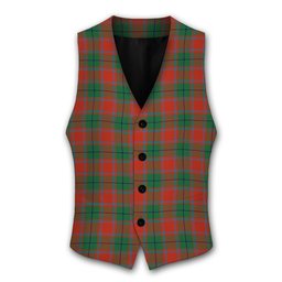 ScotsTee Shop Scottish McPhail Blue Bands Ancient Tartan Waistcoat Sleeveless Suit Vest