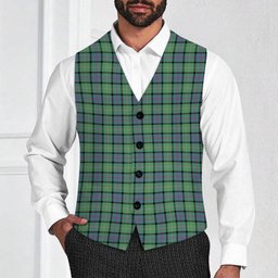 ScotsTee Shop Scottish MacThomas Ancient Tartan Waistcoat Sleeveless Suit Vest
