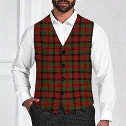 ScotsTee Shop Scottish MacNicol Tartan Waistcoat Sleeveless Suit Vest