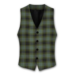 ScotsTee Shop Scottish MacIver Family Tartan Waistcoat Sleeveless Suit Vest