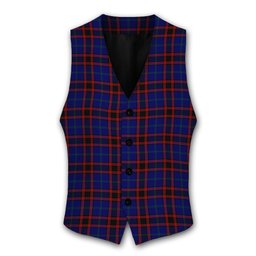 ScotsTee Shop Scottish Wedderburn Tartan Waistcoat Sleeveless Suit Vest