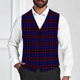 ScotsTee Shop Scottish Wedderburn Tartan Waistcoat Sleeveless Suit Vest