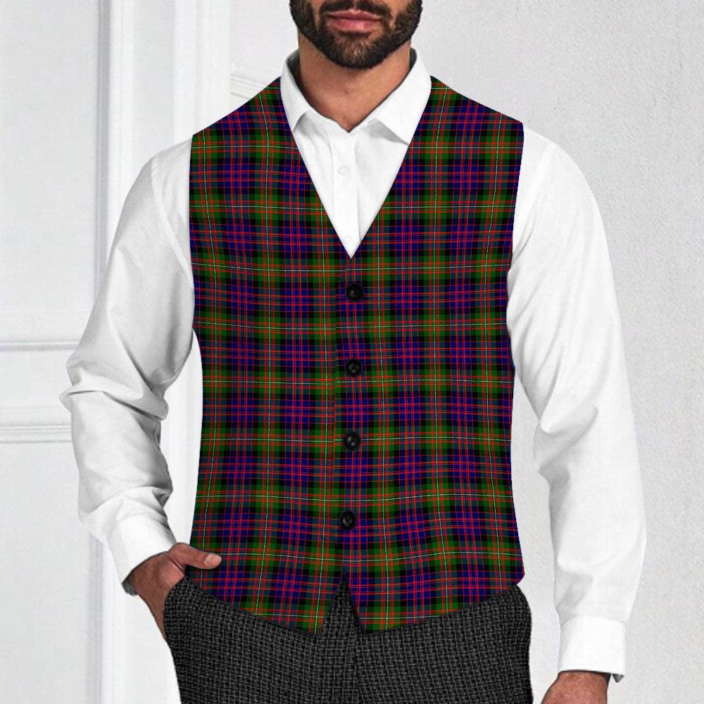 ScotsTee Shop Scottish McDonell Of Glengarry Modern Tartan Waistcoat Sleeveless Suit Vest