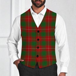ScotsTee Shop Scottish MacPhie Tartan Waistcoat Sleeveless Suit Vest