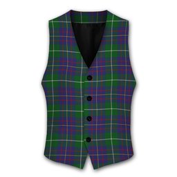 ScotsTee Shop Scottish McIntyre Inglis Tartan Waistcoat Sleeveless Suit Vest