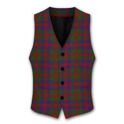 ScotsTee Shop Scottish MacGowan Tartan Waistcoat Sleeveless Suit Vest