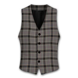 ScotsTee Shop Scottish Sobieski-Stewart Tartan Waistcoat Sleeveless Suit Vest
