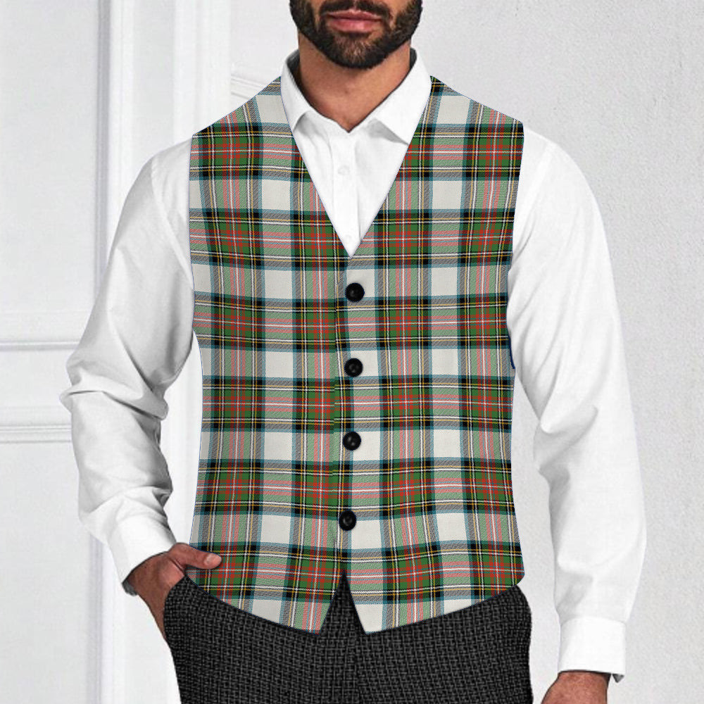 ScotsTee Shop Scottish Stewart Dress Ancient Tartan Waistcoat Sleeveless Suit Vest