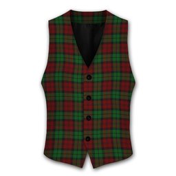 ScotsTee Shop Scottish MacCormick Dress Tartan Waistcoat Sleeveless Suit Vest