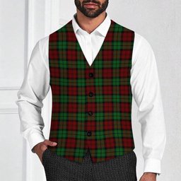ScotsTee Shop Scottish MacCormick Dress Tartan Waistcoat Sleeveless Suit Vest