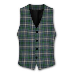 ScotsTee Shop Scottish MacDowall Tartan Waistcoat Sleeveless Suit Vest