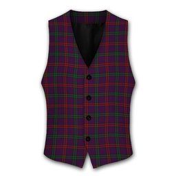 ScotsTee Shop Scottish Montgomrie or Montgomery of Eglinton Tartan Waistcoat Sleeveless Suit Vest