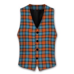 ScotsTee Shop Scottish McLachlan Ancient Tartan Waistcoat Sleeveless Suit Vest