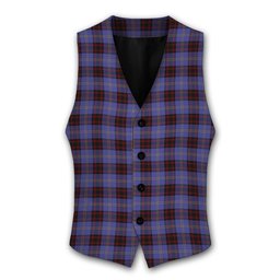 ScotsTee Shop Scottish Rutherford Tartan Waistcoat Sleeveless Suit Vest