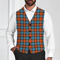ScotsTee Shop Scottish MacLachlan Ancient Tartan Waistcoat Sleeveless Suit Vest