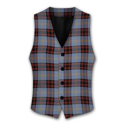 ScotsTee Shop Scottish Rutherford Ancient Tartan Waistcoat Sleeveless Suit Vest