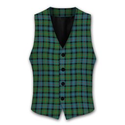 ScotsTee Shop Scottish MacLeod of Skye Ancient Tartan Waistcoat Sleeveless Suit Vest