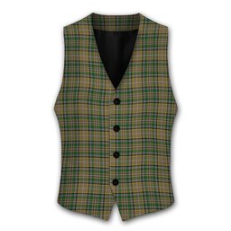 ScotsTee Shop Scottish O'Farrell Tartan Waistcoat Sleeveless Suit Vest