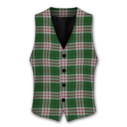 ScotsTee Shop Scottish MacDiarmid Dress Tartan Waistcoat Sleeveless Suit Vest