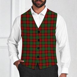 ScotsTee Shop Scottish McPhail Tartan Waistcoat Sleeveless Suit Vest