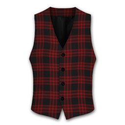 ScotsTee Shop Scottish Menzies Hunting Tartan Waistcoat Sleeveless Suit Vest
