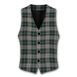 ScotsTee Shop Scottish MacSheehy Tartan Waistcoat Sleeveless Suit Vest
