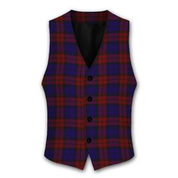 ScotsTee Shop Scottish MacDevitt Tartan Waistcoat Sleeveless Suit Vest