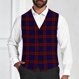 ScotsTee Shop Scottish MacDevitt Tartan Waistcoat Sleeveless Suit Vest