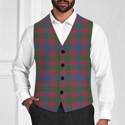 ScotsTee Shop Scottish Laing Artefact Ancient Tartan Waistcoat Sleeveless Suit Vest