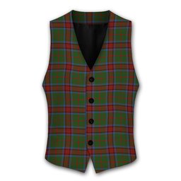 ScotsTee Shop Scottish Grant of Monymusk Tartan Waistcoat Sleeveless Suit Vest