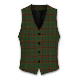 ScotsTee Shop Scottish MacCracken Hunting Tartan Waistcoat Sleeveless Suit Vest