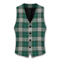 ScotsTee Shop Scottish Kelso Modern Clan Tartan Waistcoat Sleeveless Suit Vest