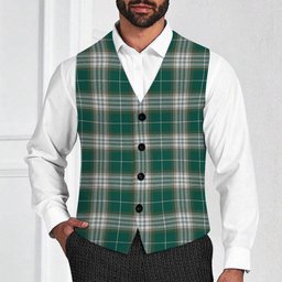 ScotsTee Shop Scottish Kelso Modern Clan Tartan Waistcoat Sleeveless Suit Vest