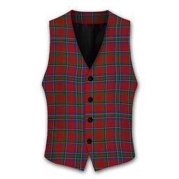 ScotsTee Shop Scottish Sinclair Tartan Waistcoat Sleeveless Suit Vest