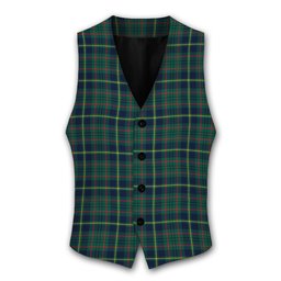 ScotsTee Shop Scottish Tailyour Modern Tartan Waistcoat Sleeveless Suit Vest
