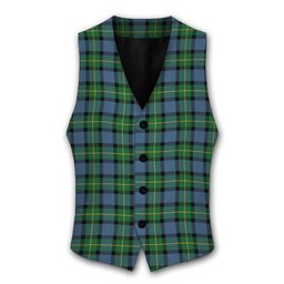 ScotsTee Shop Scottish Sinclair of Ulster Ancient Tartan Waistcoat Sleeveless Suit Vest