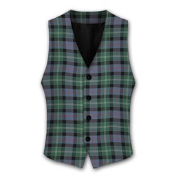 ScotsTee Shop Scottish MacFrog Tartan Waistcoat Sleeveless Suit Vest