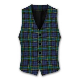 ScotsTee Shop Scottish Hogarth of Firhill 2 Tartan Waistcoat Sleeveless Suit Vest
