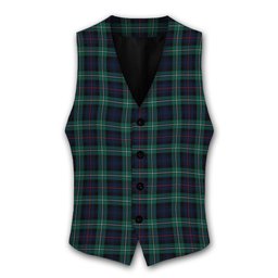 ScotsTee Shop Scottish McKenzie Modern Tartan Waistcoat Sleeveless Suit Vest
