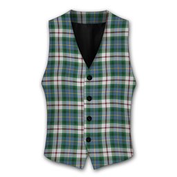 ScotsTee Shop Scottish McLeod Of Californian Ancient Tartan Waistcoat Sleeveless Suit Vest