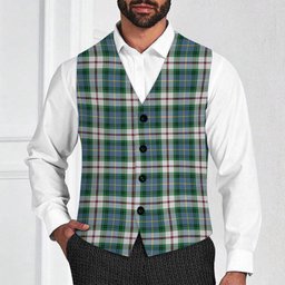 ScotsTee Shop Scottish McLeod Of Californian Ancient Tartan Waistcoat Sleeveless Suit Vest