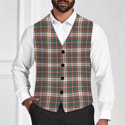ScotsTee Shop Scottish McFarlane Dress Ancient Tartan Waistcoat Sleeveless Suit Vest