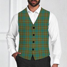 ScotsTee Shop Scottish MacConnell Ancient Tartan Waistcoat Sleeveless Suit Vest