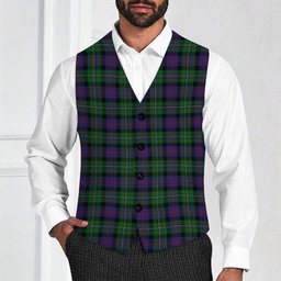 ScotsTee Shop Scottish McCallum Tartan Waistcoat Sleeveless Suit Vest