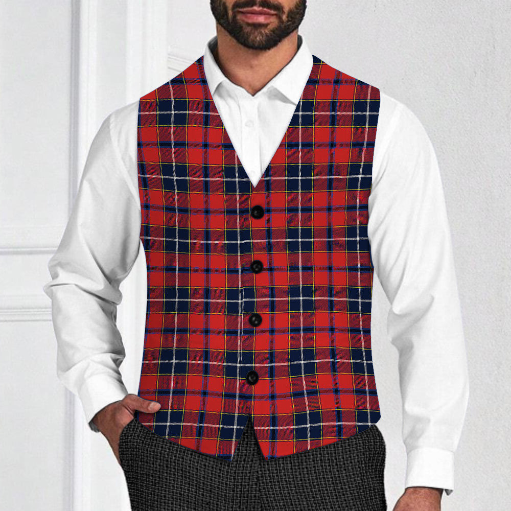 ScotsTee Shop Scottish Wishart Dress Modern Tartan Waistcoat Sleeveless Suit Vest