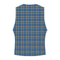 ScotsTee Shop Scottish McTavish Dress Modern Tartan Waistcoat Sleeveless Suit Vest